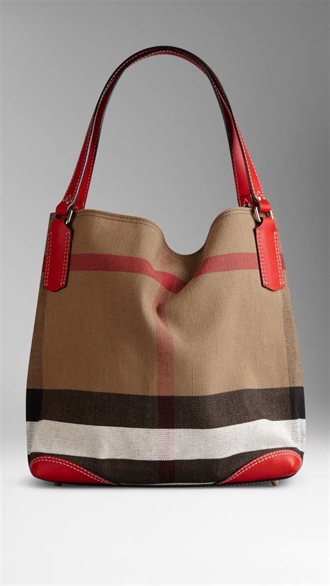 burberry bag check|burberry checked canvas tote bag.